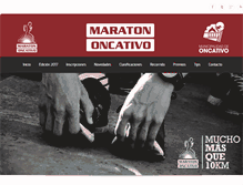 Tablet Screenshot of maratondeoncativo.com